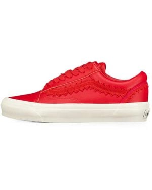 Vans Premium Old Skool Sneakers - Red