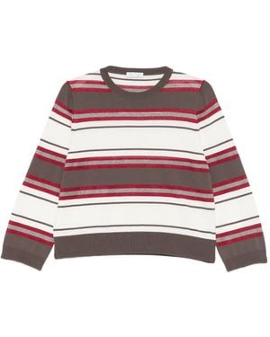 Panicale Striped Long-Sleeve T-Shirt - Red
