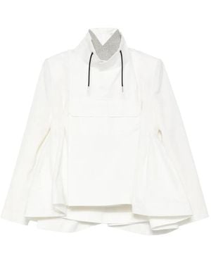 Sacai Long-Sleeves Blazer - White