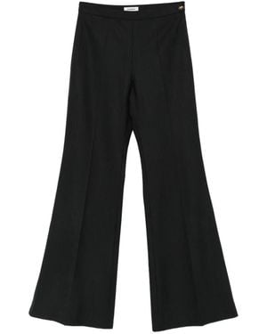 Sandro Pinstripe-Pattern Pants - Black