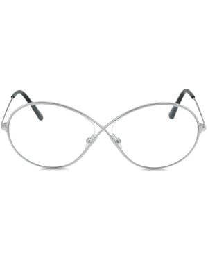 Tom Ford Oval-Frame Glasses - Natural