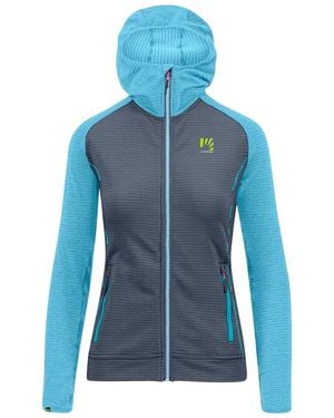 Karpos Ambrizzola Hooded Zip-Up Jacket - Blue