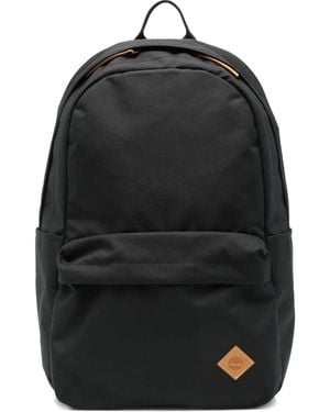 Timberland Logo-Plaque Backpack - Black