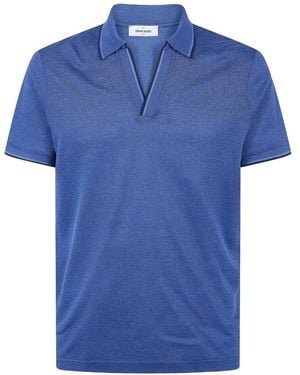 Gran Sasso V-Neck T-Shirt - Blue