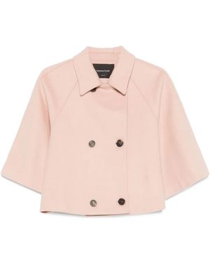 Fabiana Filippi Cappotto Corto Doppiopetto - Rosa