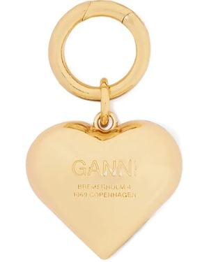 Ganni Sleutelhanger Met Luipaardprint - Metallic