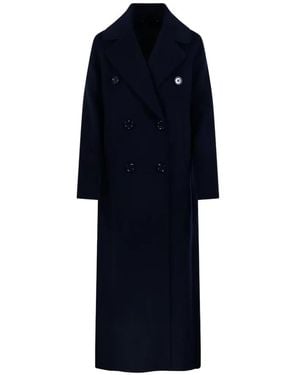 Max Mara Buttoned Coat - Blue