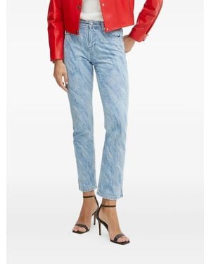 BOSS Marble-effect Jeans - Blue