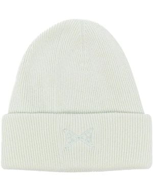 Barrie Berretto Con Ricamo - Bianco