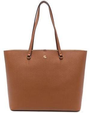 Ralph Lauren Medium Karly Tote Bag - Brown