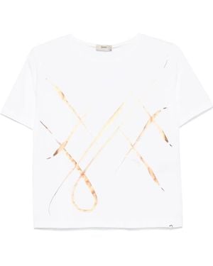 Herno グラフィック Tシャツ - ホワイト