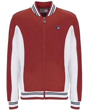 Fila Settanta Jkt Baseball Track Jacket - Red