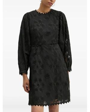 Munthe Floral-Lace Dress - Black
