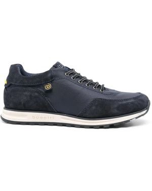 Bugatti Paneled Low-Top Sneakers - Blue