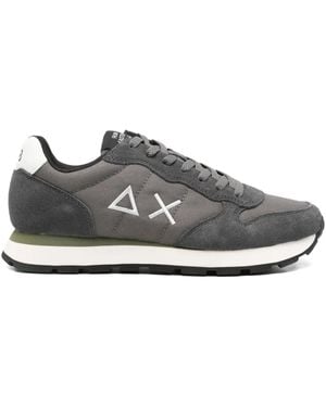 Sun 68 Logo-Motif Sneakers - Grey