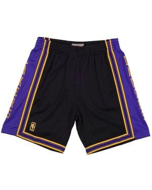 Mitchell & Ness Nba "1996 Los Angeles Lakers" Reload Swingman Shorts - Blue