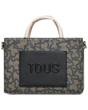 Tous テディベア ハンドバッグ - ブラック