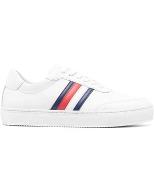 Tommy Hilfiger Logo-Print Low-Top Trainers - White