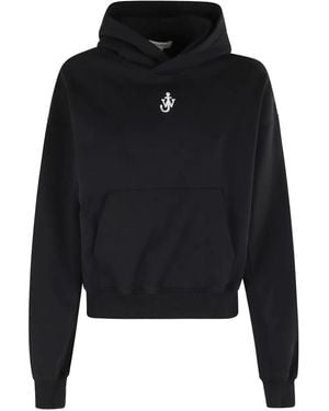 JW Anderson ロゴ パーカー - ブラック