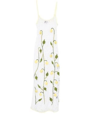 Leslie Amon Under The Lemon Tree Dress - White