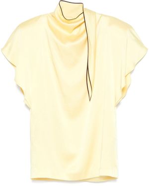 Stella McCartney Tie-Detail Mini Dress - Yellow