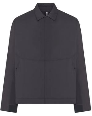 Veilance Zip-Up Overshirt - Blue