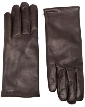 Ferragamo Handschuhe Aus Lammleder - Braun