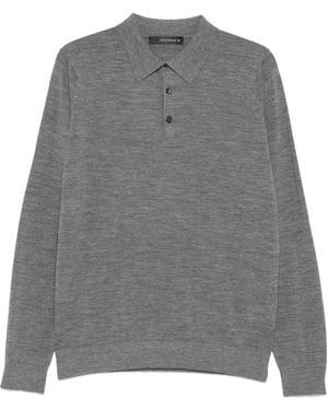 Jeordie's Polo À Manches Longues - Gris