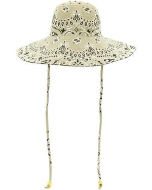 Call it By Your Name Bandana Wide-Brimmed Hat - White