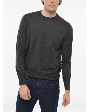 Oliver Lattughi Crew-Neck Long-Sleeve Jumper - Grey