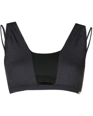 Amir Slama Slama Gym + Manly Sports Bra - Black