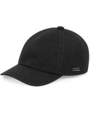 Tombolini Logo-Plaque Baseball Cap - Black