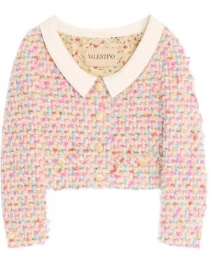 Valentino Garavani Candy Tweed Jacket - Pink
