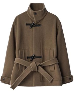 Lemaire Duffle-Coat Court En Laine - Brown
