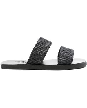 Ancient Greek Sandals Zeus ストローサンダル - ブラック