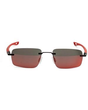 Tag Heuer Rectangle Rimless Sunglasses - Pink
