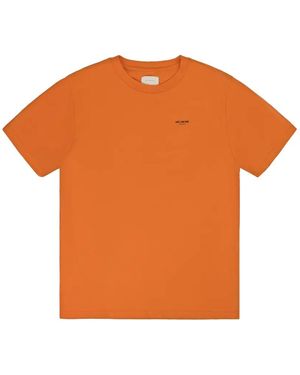 Aimé Leon Dore Micro Din Logo-Print T-Shirt - Orange