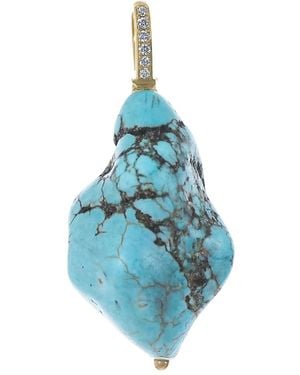 Jenna Blake 18Kt Nugget Necklace - Blue