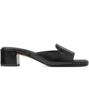Jimmy Choo 45Mm Dina Mules - Black
