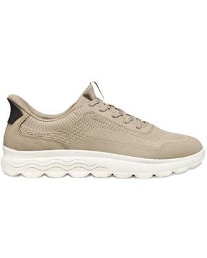 Geox Spherica Plus Panelled Trainers - White