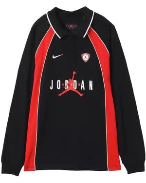 Nike Long-Sleeve Polo Shirt - Red