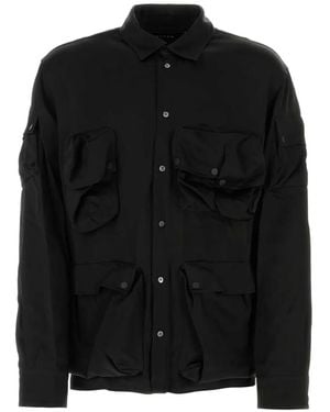 BOTTER Cargo-Pocket Button-Up Shirt - Black