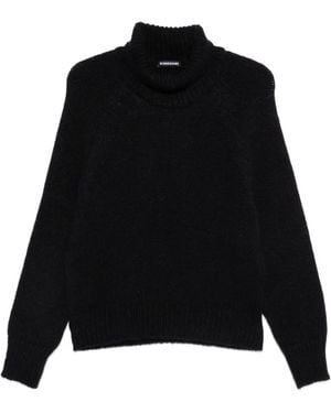 Susanne Bommer Rollkragenpullover Mit Raglanärmeln - Schwarz