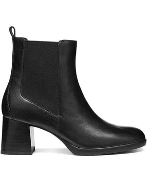 Geox Bottines Walk Pleasure 55 À Talon Épais 60 Mm - Black