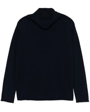 Le Tricot Perugia Turtleneck Jumper - Blue