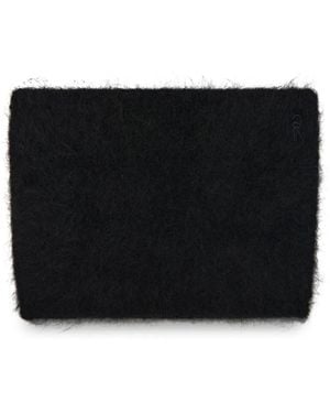 Rosetta Getty X Getty Gebürstete Strickmütze - Schwarz