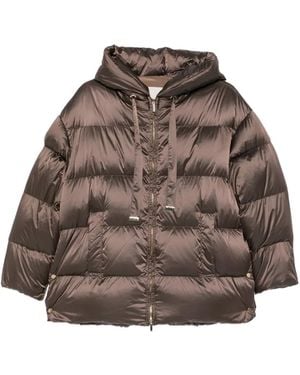 Max Mara Wattierter Merine Mantel - Braun