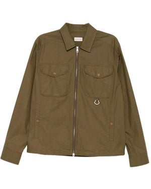 Moncler Poplin Long Sleeve Jacket - Green