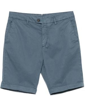 Corneliani Short À Effet Délavé - Blue