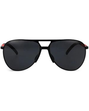 Prada Linea Rossa Pilot Sunglasses - Black